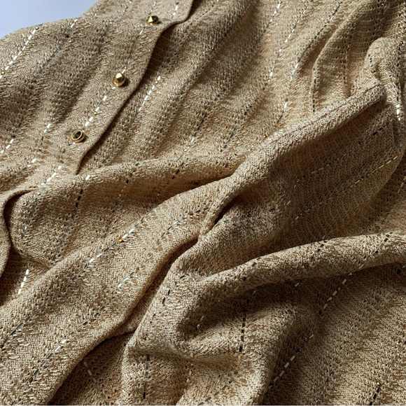 St. John Evening Gold Two Piece Suit - Picture 9 of 9